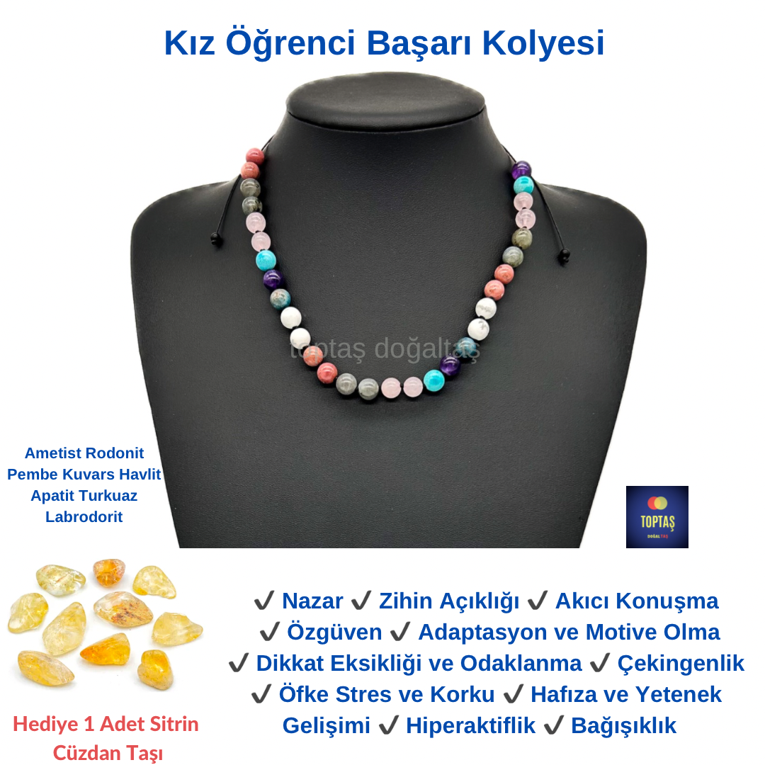 Kız Öğrenci Başarı Kolyesi
