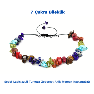 doğaltaş çakra kırık bileklik